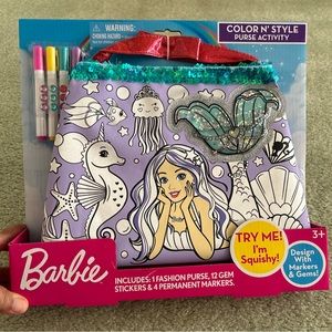 Barbie Color N Style Purse Activity Set